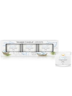 Yankee Candle Set Regalo Candele Votive Cotone Puro 37g
