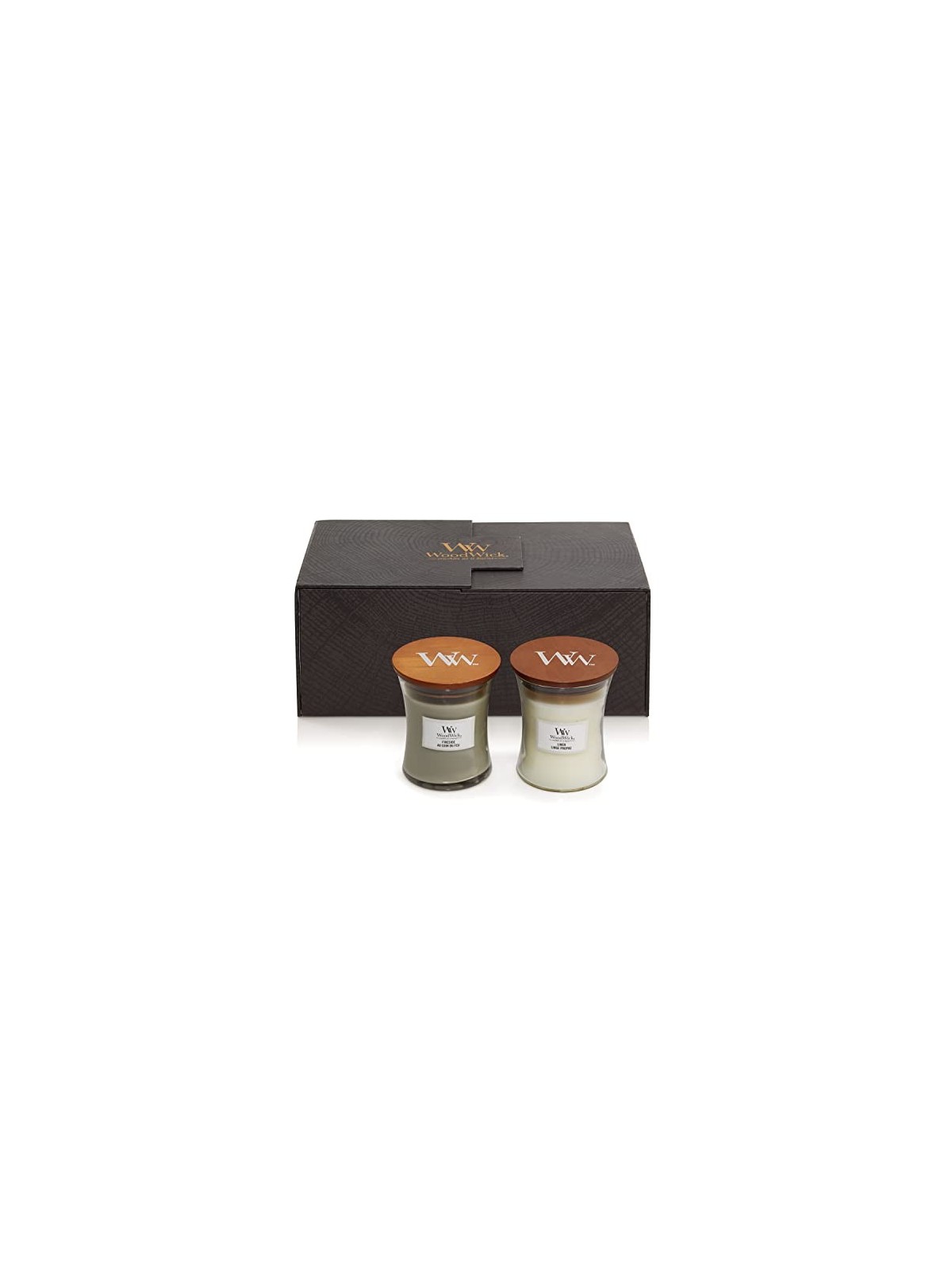 Set Regalo Candela WoodWick Fireside Lino unisex 275 0g