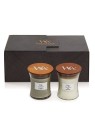 Set Regalo Candela WoodWick Fireside Lino unisex 275 0g