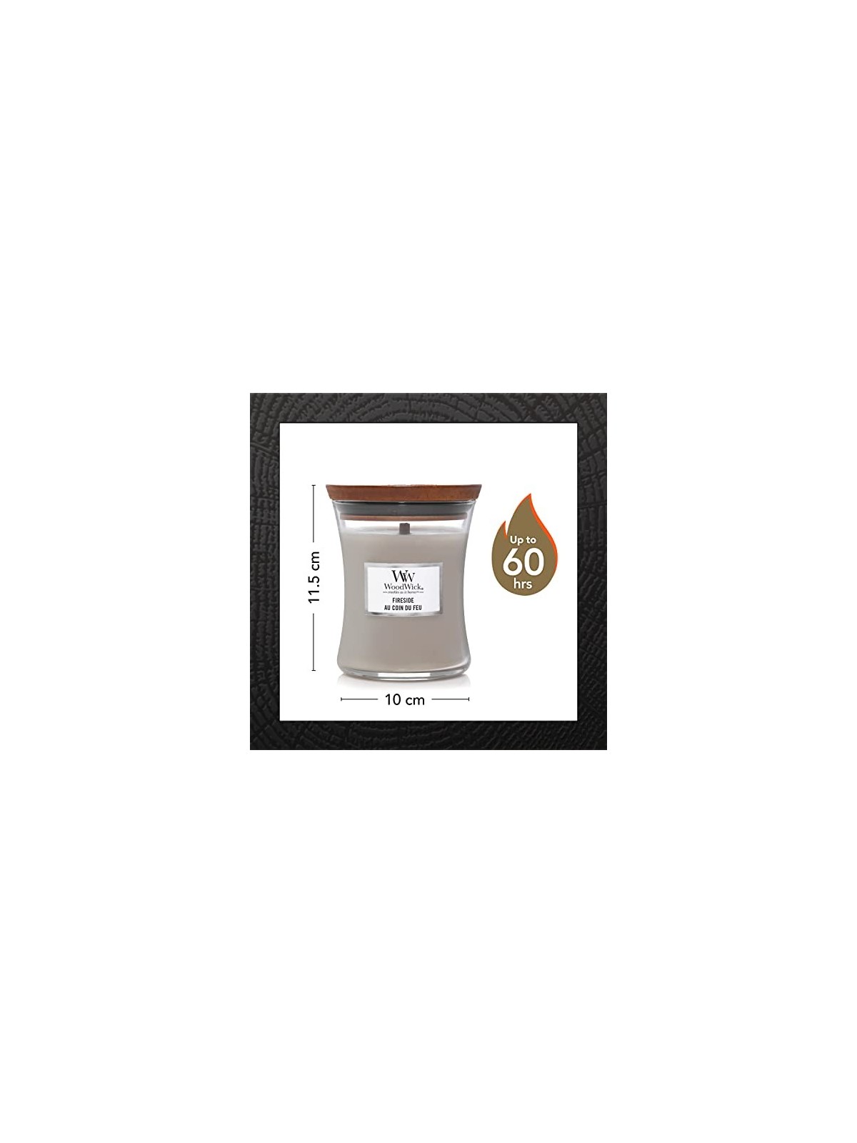 Set Regalo Candela WoodWick Fireside Lino unisex 275 0g