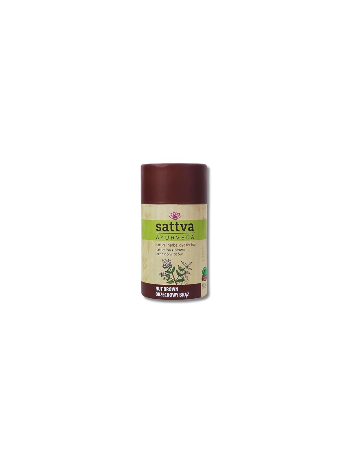 Tintura Naturale alle Erbe per Capelli Castano Noce 150g