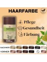 Tintura Naturale alle Erbe per Capelli Castano Noce 150g