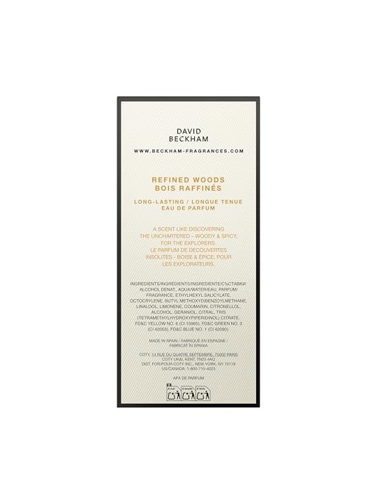 David Beckham Legni Raffinati Eau de Parfum Unisex 100ml