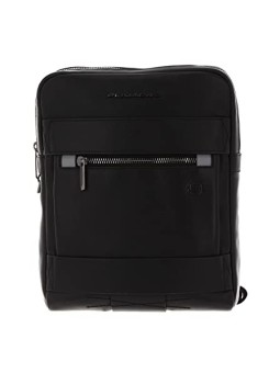 Borsa Tracolla Piccola Piquadro Obidos Pelle Nera Uomo