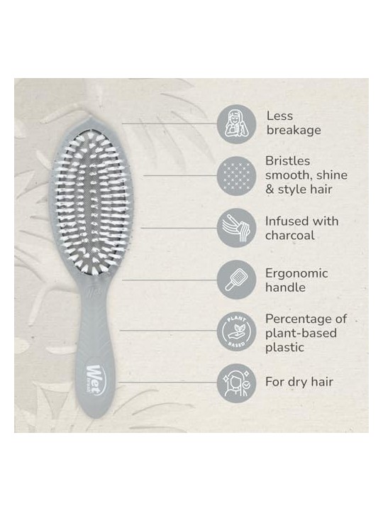 Spazzola Wet Brush Go Green al Carbone