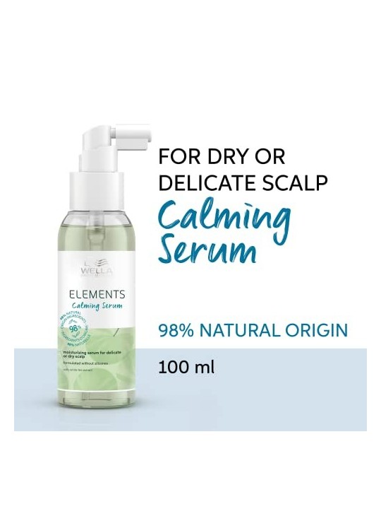 Wella Professionals Elements Siero Calmante per Cuoio Capelluto Senza Silicone