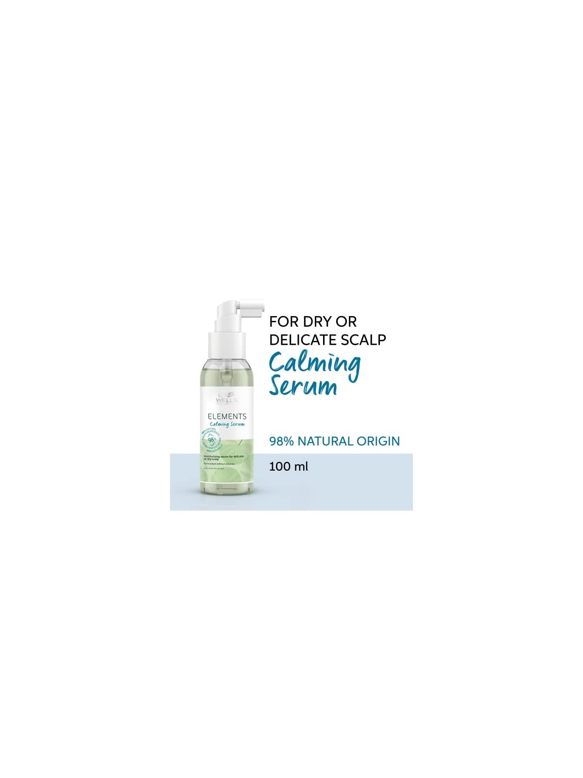 Wella Professionals Elements Siero Calmante per Cuoio Capelluto Senza Silicone