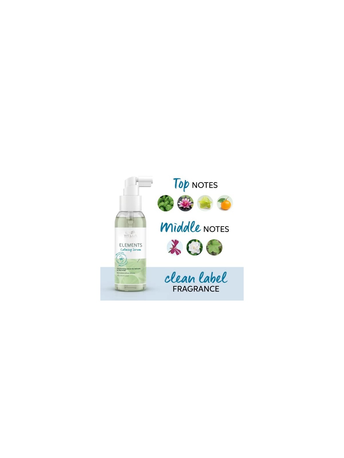 Wella Professionals Elements Siero Calmante per Cuoio Capelluto Senza Silicone