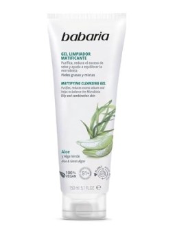 Babaria gel di aloe vera detergente per pelle grassa e mista 150ml donna