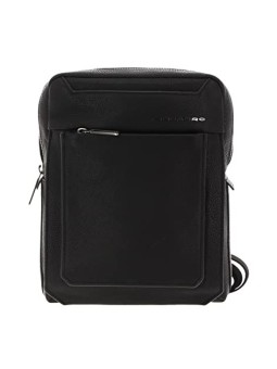 Custodia Piquadro Tallin in Pelle per iPad Borsa a Tracolla Nera CA1816W108 215 x 27 x 7 cm uomo