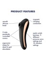 SATISFYER Dual Kiss Vibratore ad Aria Nero Nero 1unit Donna