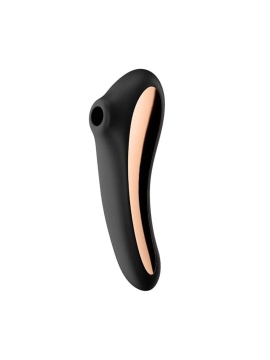 SATISFYER Dual Kiss Vibratore ad Aria Nero Nero 1unit Donna