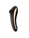 SATISFYER Dual Kiss Vibratore ad Aria Nero Nero 1unit Donna