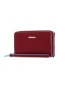 Portafoglio Piquadro Blue Square Rosso Donna
