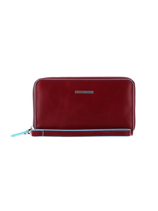 Portafoglio Piquadro Blue Square Rosso Donna
