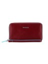 Portafoglio Piquadro Blue Square Rosso Donna