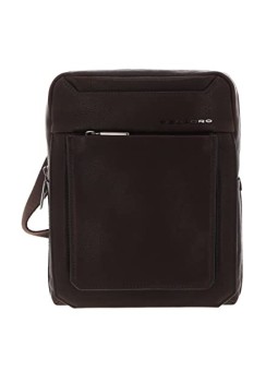 Borsa a Tracolla Piccola Piquadro Tallin in Pelle Marrone CA1816W108 215 x 27 x 7 cm uomo