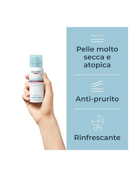 Eucerin AtopiControl Anti-Itch Spray Body Water Unisex 50ml