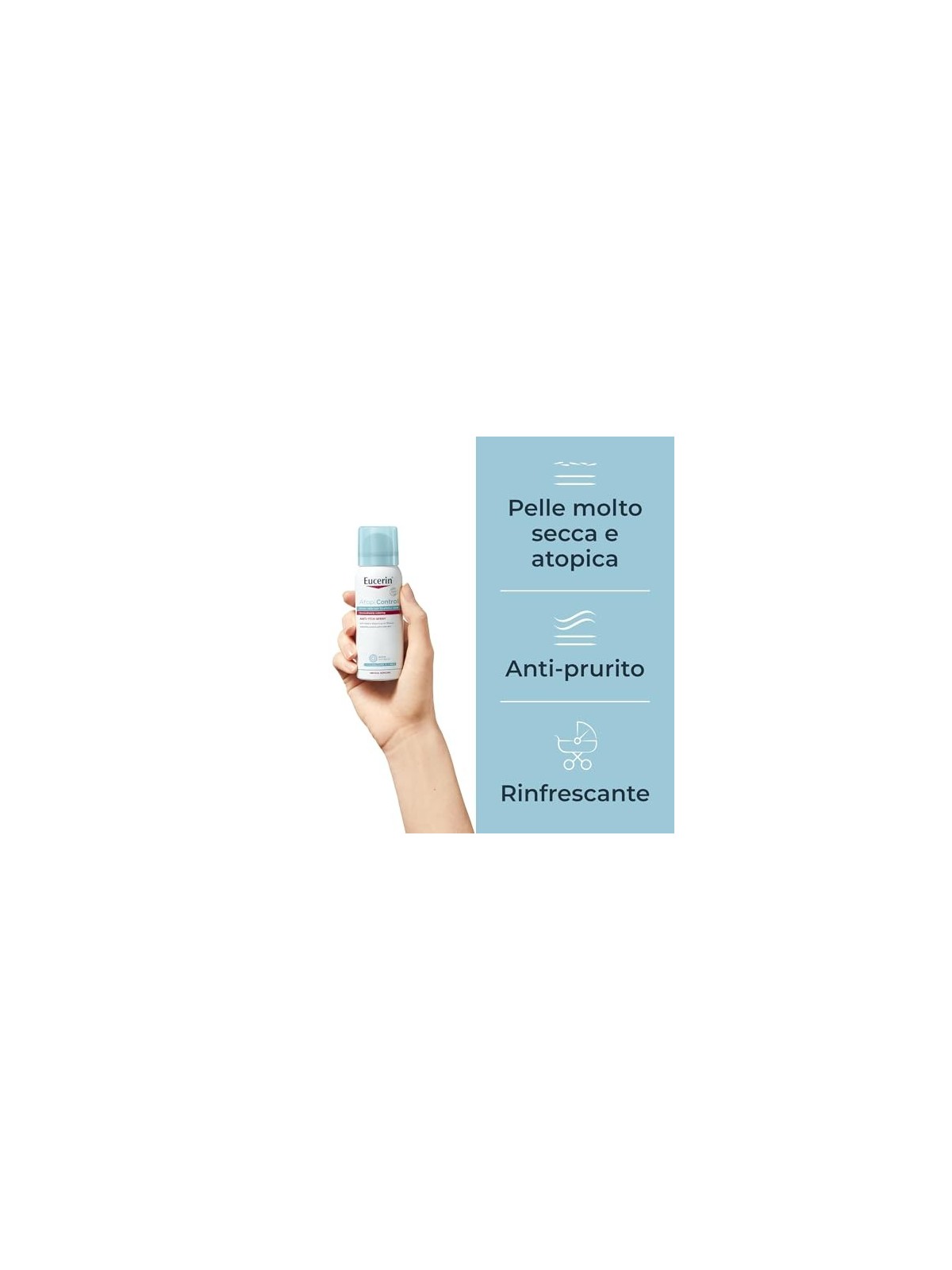 Eucerin AtopiControl Anti-Itch Spray Body Water Unisex 50ml