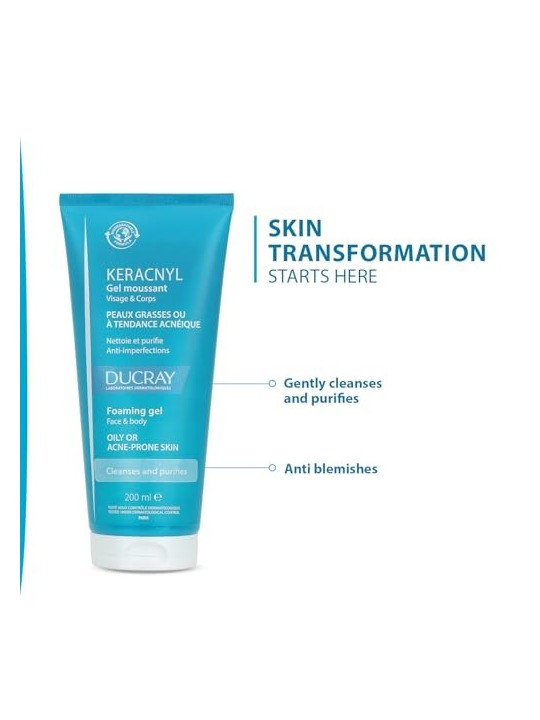 Gel detergente Ducray KERACNYL 200ml