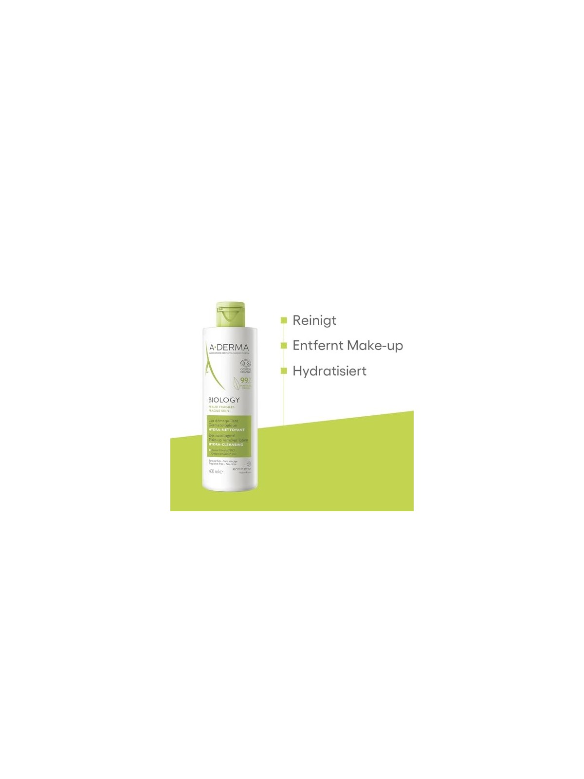A-Derma Biology Hydra Cleansing Make-up Remover Lotion 400ml