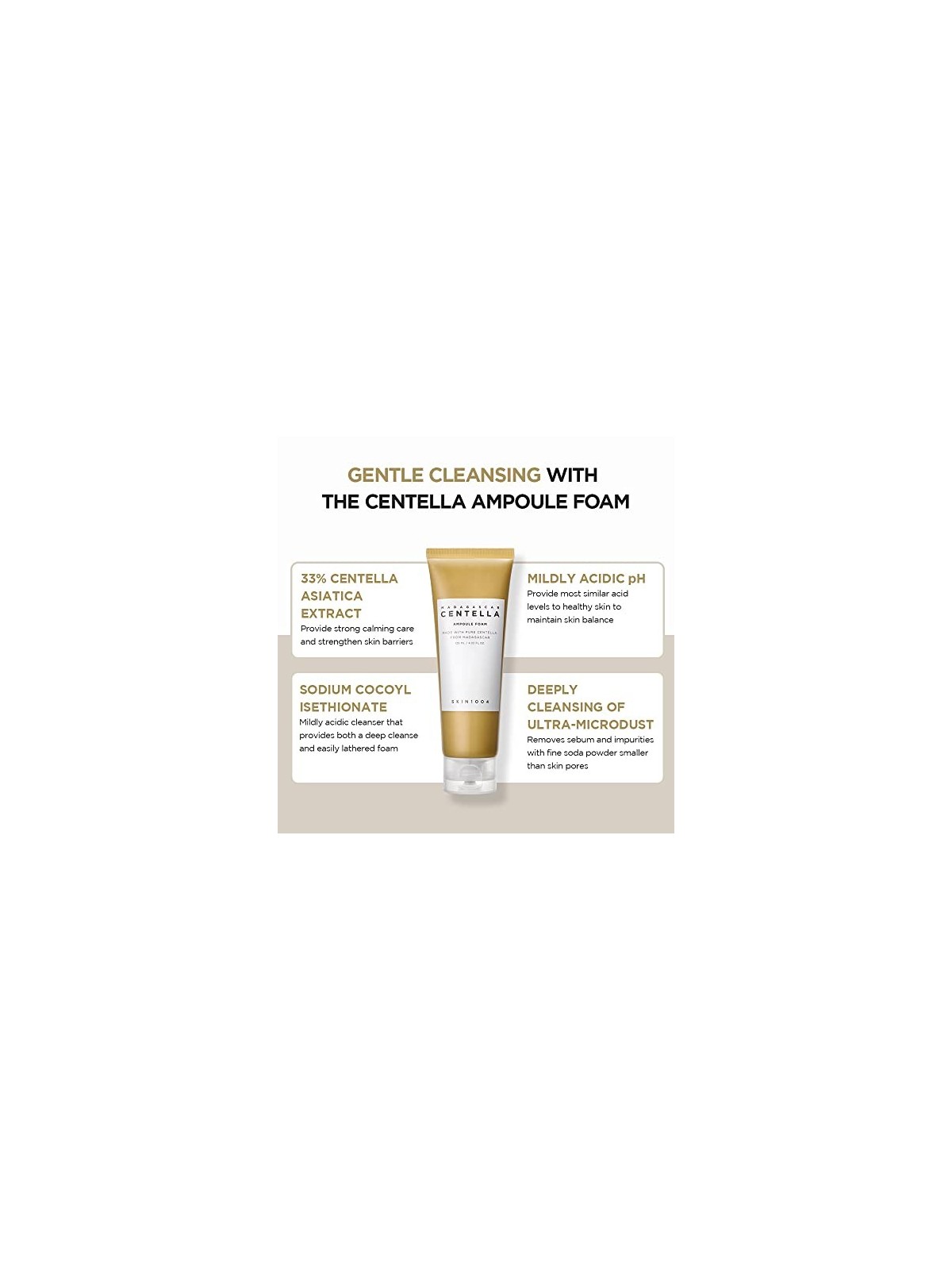 Skin1004 Madagascar Centella Ampoule Foam 125ml acquista 