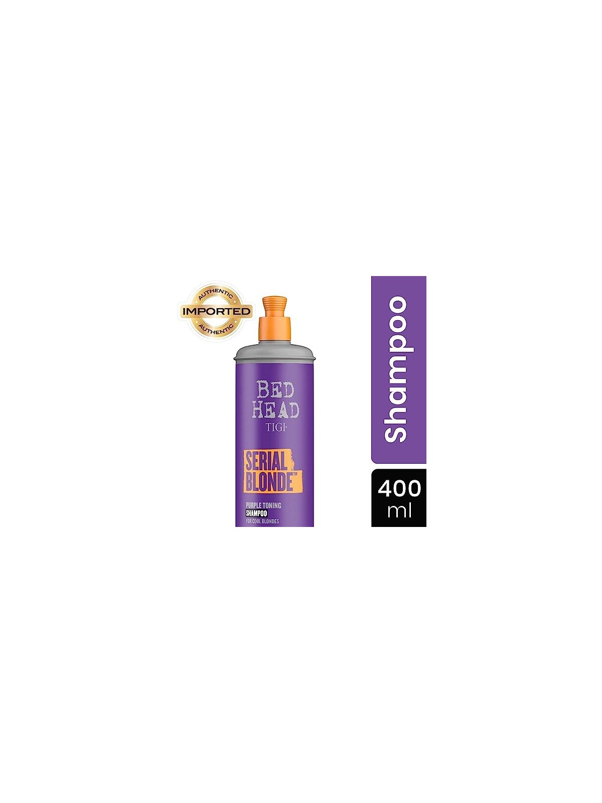 Tigi Bed Head Serial Blonde Purple Toning Shampoo for Cool Blondes 400 ml