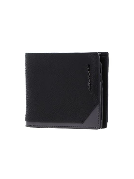 Piquadro Tallin Portafoglio in Pelle 42023100 Nero Uomo