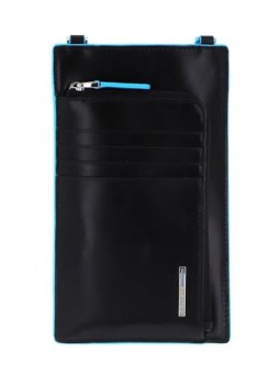 Piquadro Blue Square Borsa Tracolla Nera Uomo 115 x 19 x 2 cm