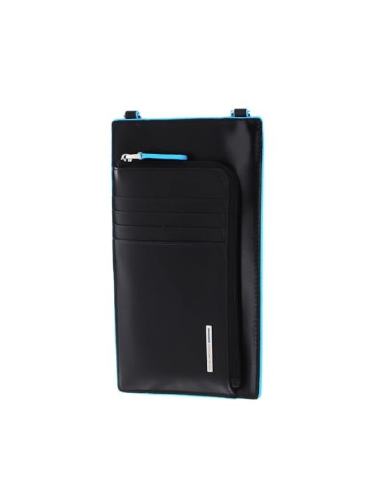 Piquadro Blue Square Borsa Tracolla Nera Uomo 115 x 19 x 2 cm