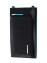 Piquadro Blue Square Borsa Tracolla Nera Uomo 115 x 19 x 2 cm