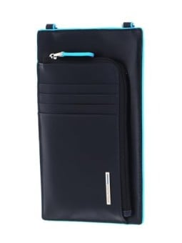 Borsa Tracolla Piquadro Blu 11.5 x 19 x 2 cm donna