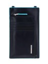 Borsa Tracolla Piquadro Blu 11.5 x 19 x 2 cm donna