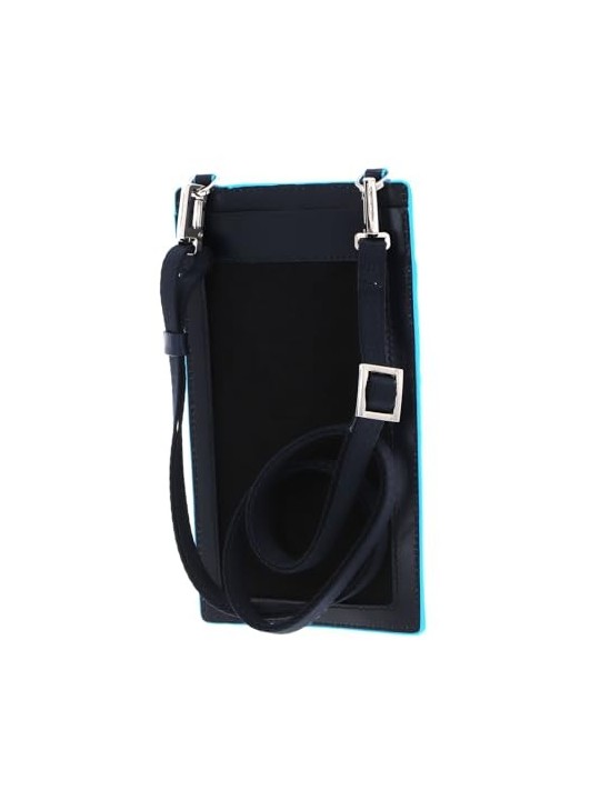 Borsa Tracolla Piquadro Blu 11.5 x 19 x 2 cm donna