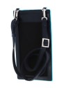 Borsa Tracolla Piquadro Blu 11.5 x 19 x 2 cm donna