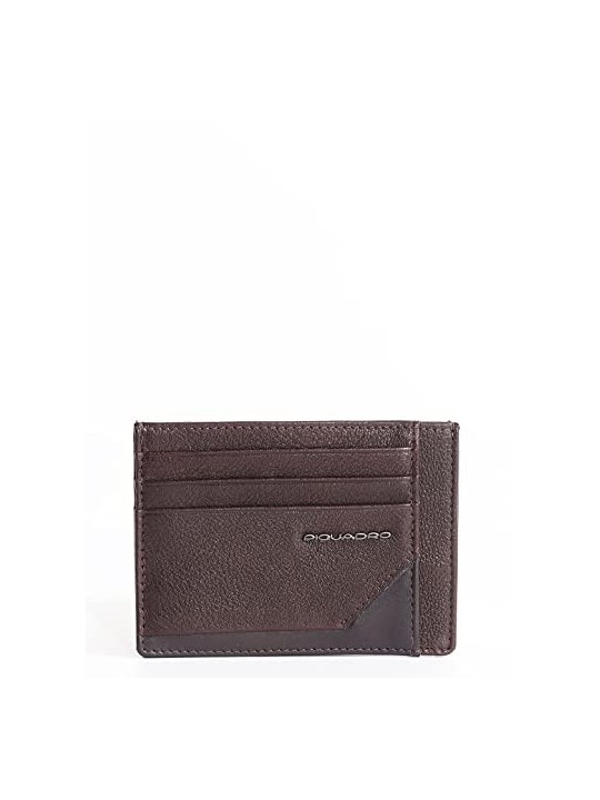 Piquadro Tallin Portafoglio in Pelle per Tasca PP2762W108R Marrone uomo