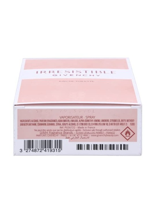 Givenchy Irresistible eau de toilette Spray donna 80ml Givenchy www.essenzetotalstyle.com 