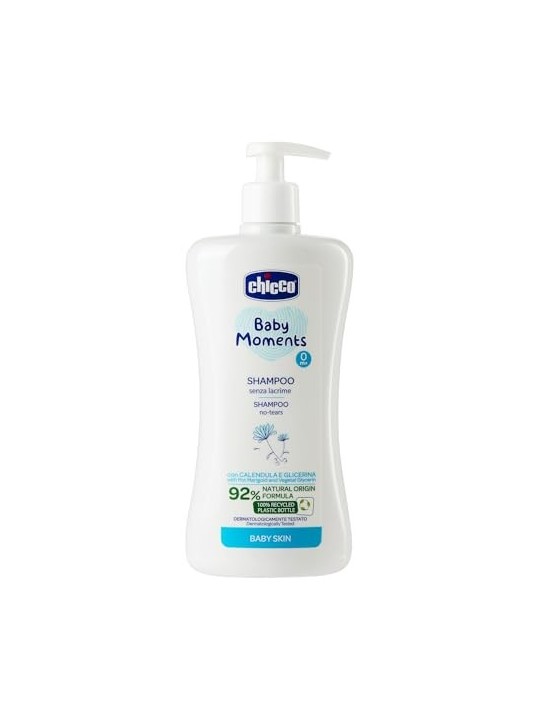 Shampoo Chicco Baby Moments con Calendula e Glicerina 500ml