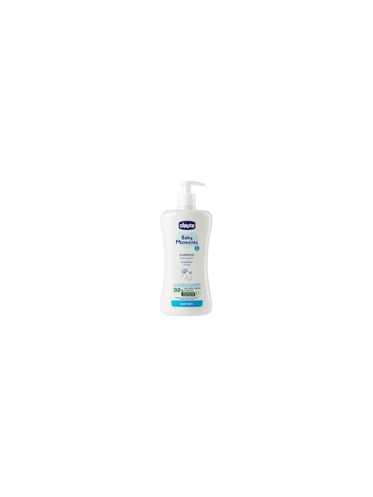 Shampoo Chicco Baby Moments con Calendula e Glicerina 500ml