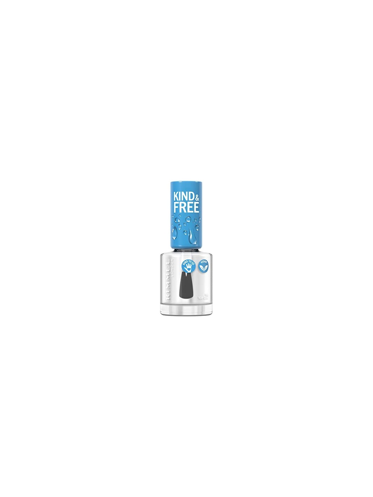 Rimmel London Smalto per Unghie Gentile e Libero 8 ml 150 Top Coat donna