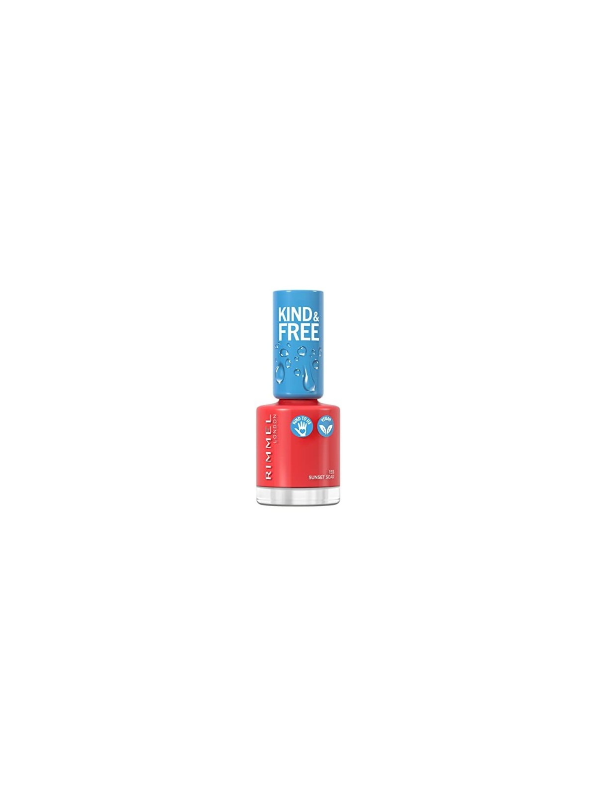 Rimmel Smalto gentile e gratuito 8 ml donna 155 Orange