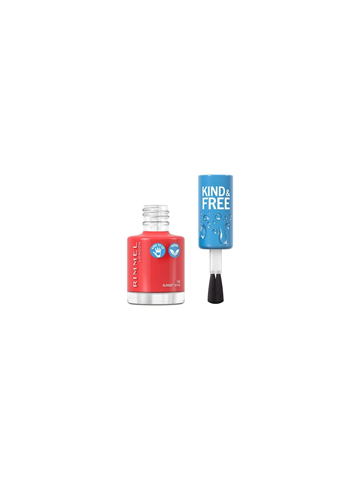 Rimmel Smalto gentile e gratuito 8 ml donna 155 Orange