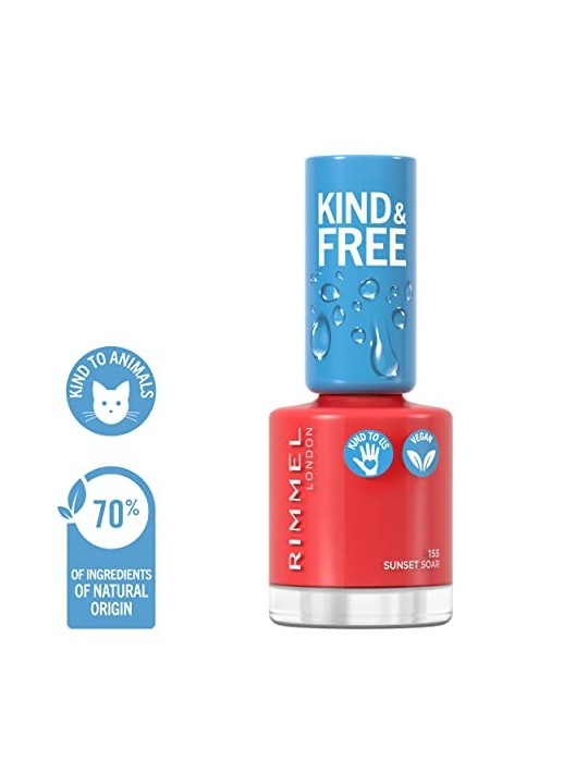 Rimmel Smalto gentile e gratuito 8 ml donna 155 Orange