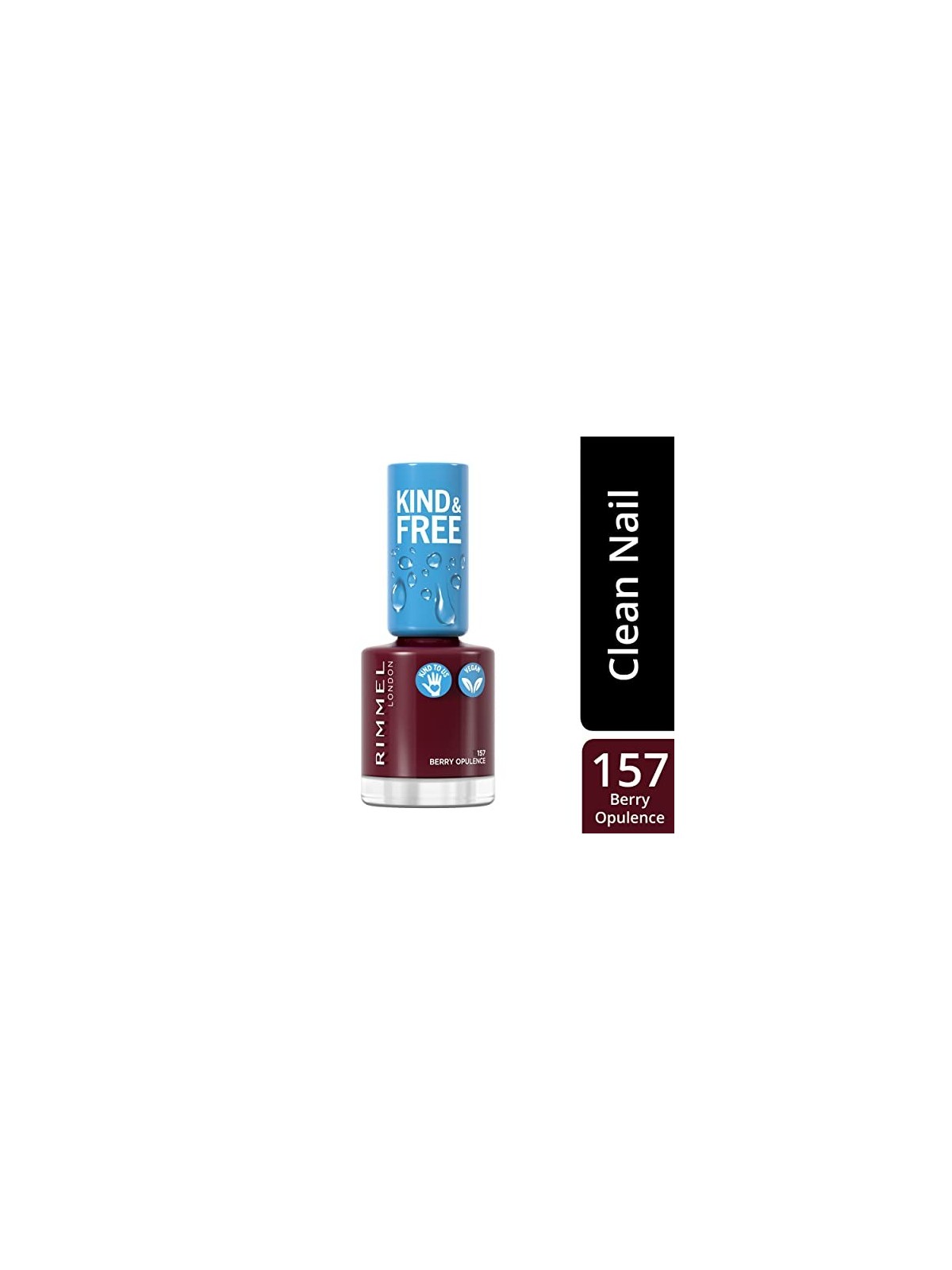 Rimmel Smalto gentile e gratuito 8 ml donna 157 Berry