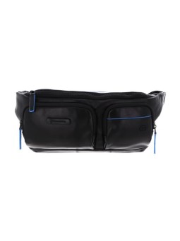 Piquadro Blue Square Marsupio in Vera Pelle Porta Articoli da Toilette