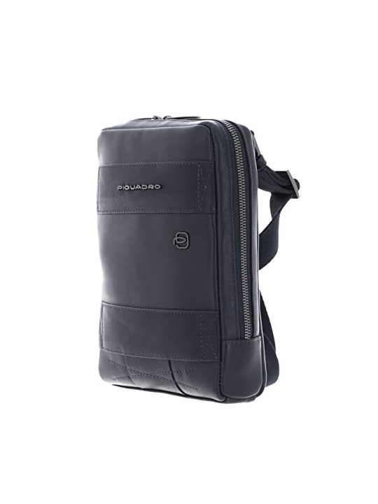 Borsa a Tracolla Piquadro Obidos Blu Uomo