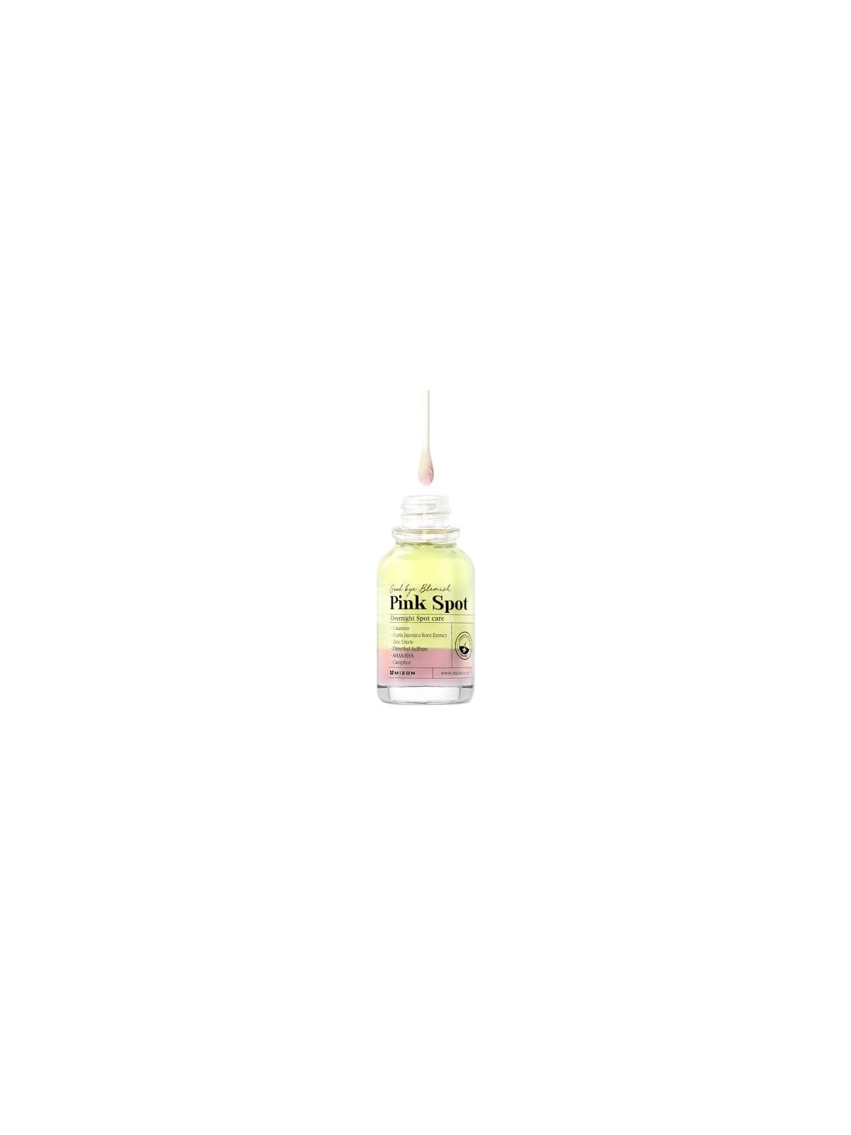 Mizon Pink Spot Good Bye Blemish Overnight Spot Care Siero Notte 19ml donna Mizon www.essenzetotalstyle.com 