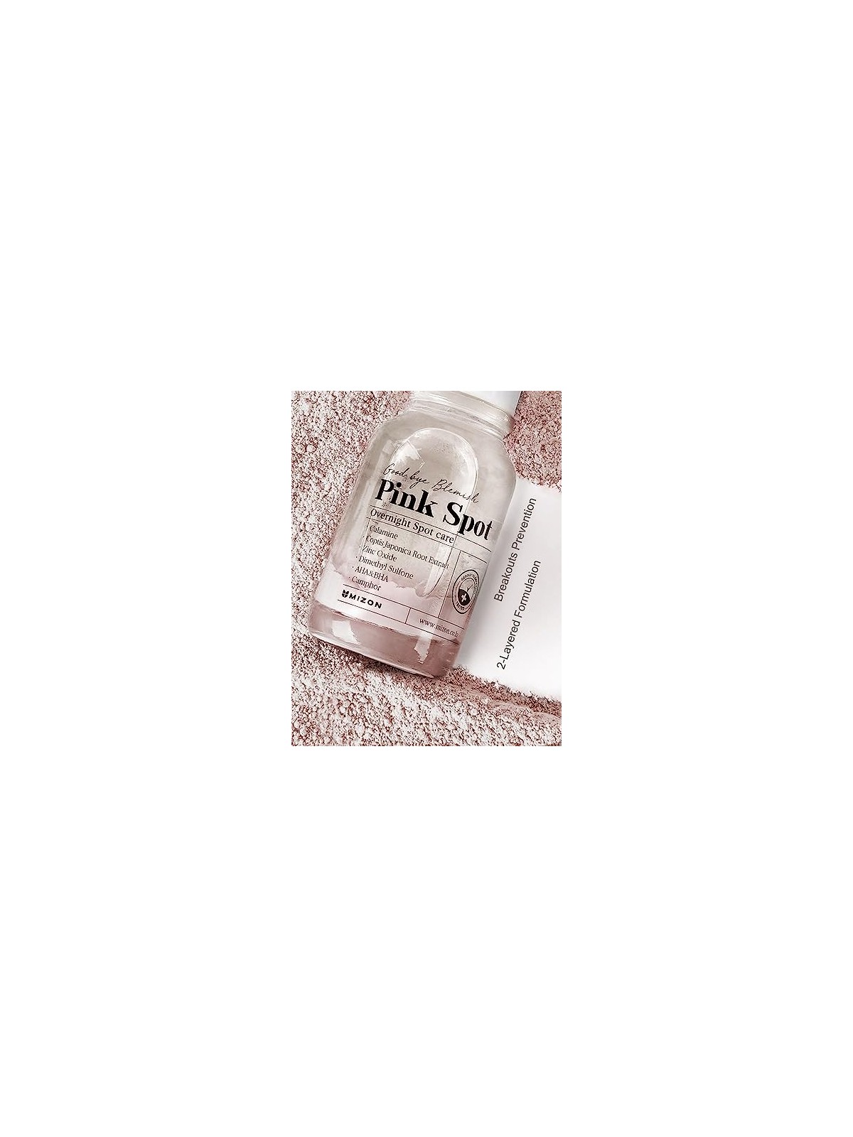 Mizon Pink Spot Good Bye Blemish Overnight Spot Care Siero Notte 19ml donna Mizon www.essenzetotalstyle.com 
