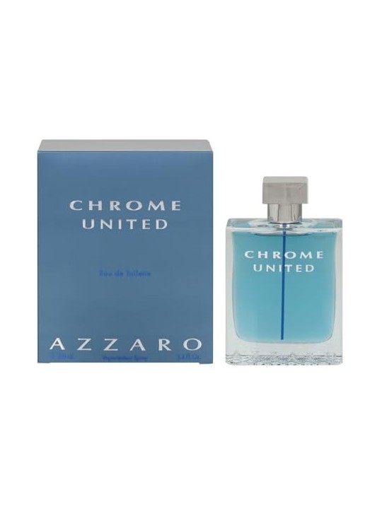 Azzaro Chrome United eau de toilette Spray uomo 100ml