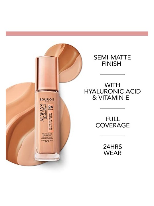 Bourjois Always Fabulous 24H Foundation SPF20 30ml Golden Ivory